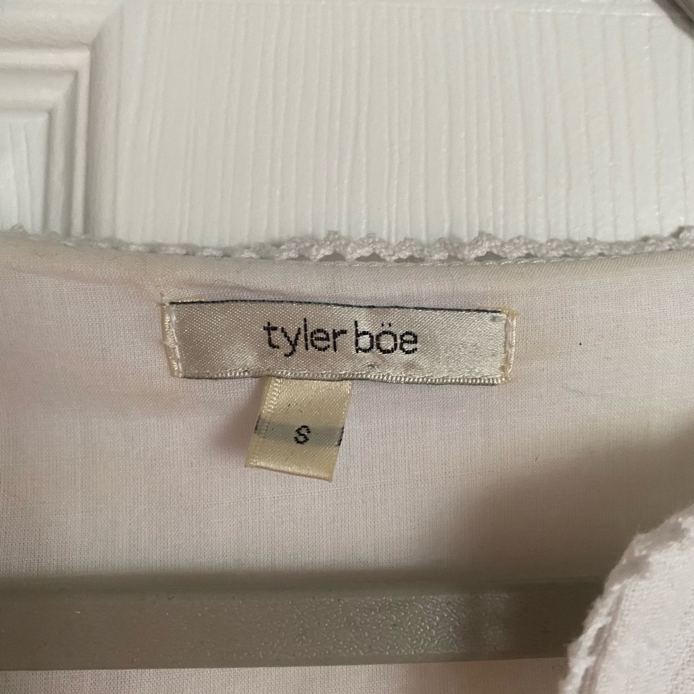Tyler Boe White Short Dress